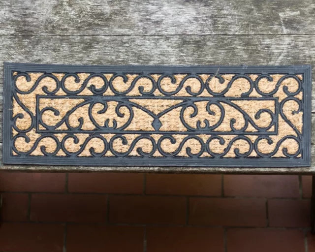 Matte für den Hauseingang, Türmatte im Landhausstil, Treppenschoner aus Sisal