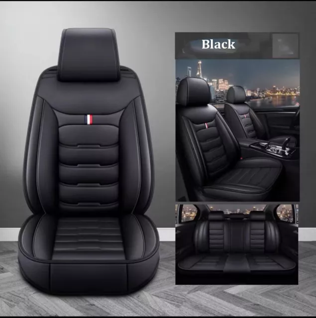 For Bentley Car Seat Covers Full Set 5 Seat Front and Back Cushion PU Leather