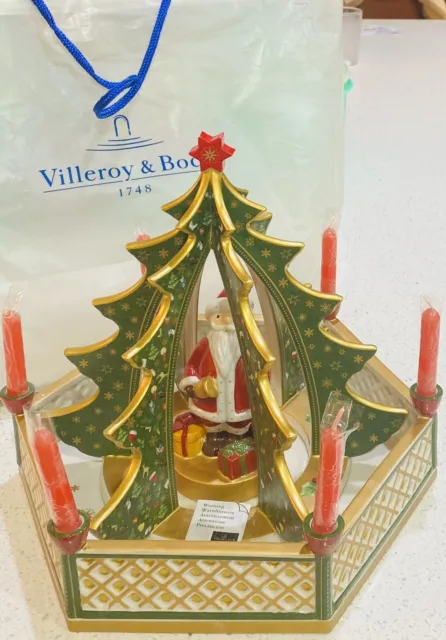 Villeroy & Boch CHRISTMAS TOYS Santa Large Snow Globe #6642