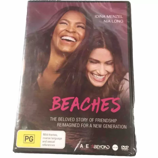 Beaches (DVD, 2017) Idina Menzel - Nia Long Brand New Sealed Region 4