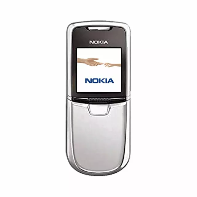 Nokia 8800 Mobile Bluetooth Camera Cellular Phone Silver  SIM FREE Unlocked UK