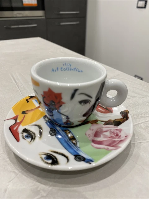 illy art collection Pedro Almodovar 2009 Tazzina Caffè + Piattino - Nuova E Rara