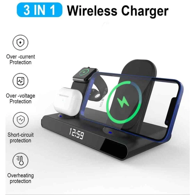 3 in 1 Wireless Charging Dock Station