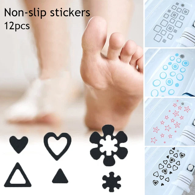 12Pcs/Set Selbstklebend Rutschfest Aufkleber Schwimmbad Whirlpool Schauer Pe ♬