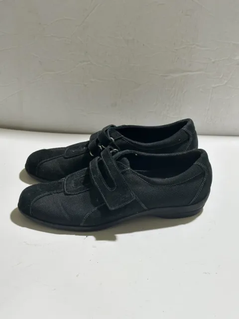 Munro Joliet Womens Black Suede Walking Casual Comfort Sneakers Shoes Size 8