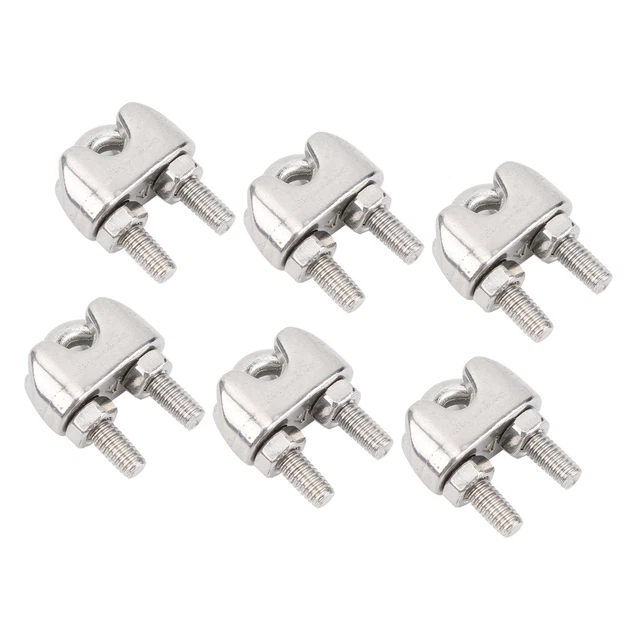 Morsetto corda metallica accessori rigging mandrino filo M4 per spedizioni per olio