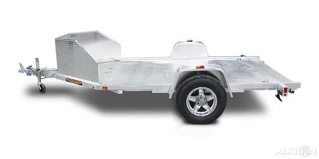 2023 Aluma MC210  2 bike motorcycle trailer aluminum New 3