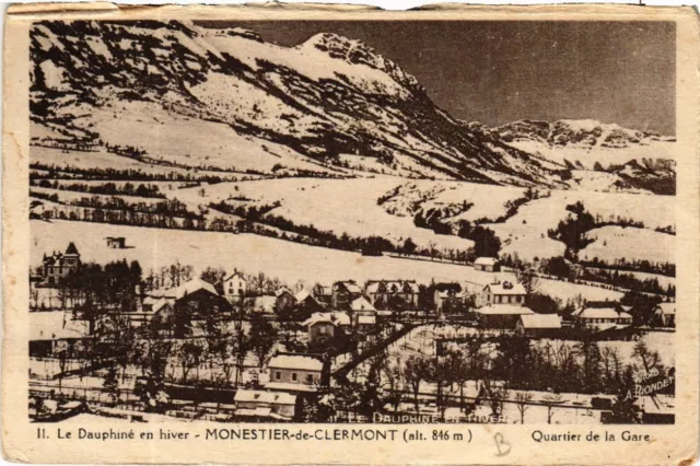 CPA Le Dauphine en hiver MONESTIER-de-CLERMONT (alt 846 m) Quartier (583715)