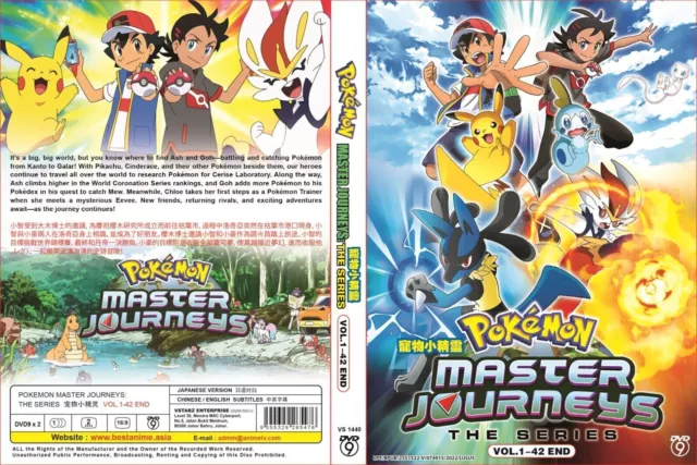Anime DVD Pokemon Journeys: The Series Vol.1-48 End English Dubbed