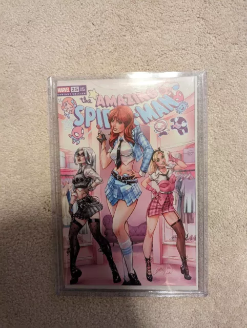Amazing Spider-Man #25 J Scott Campbell Exclusive  - Cover A Prep Pop (KPop)