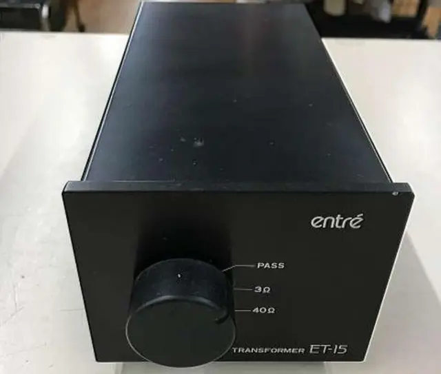 Entre ET-15 Step-up MC Transformer Stereo Cartridge Black from japan
