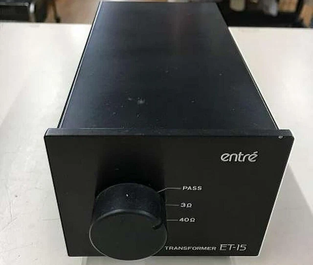 Entre ET-15 Step-up MC Transformer Stereo Cartridge Black from japan