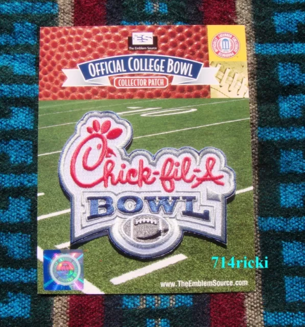 Official 2012 Chick-fil-A Bowl Collectible Patch Clemson Tigers vs LSU Tigers