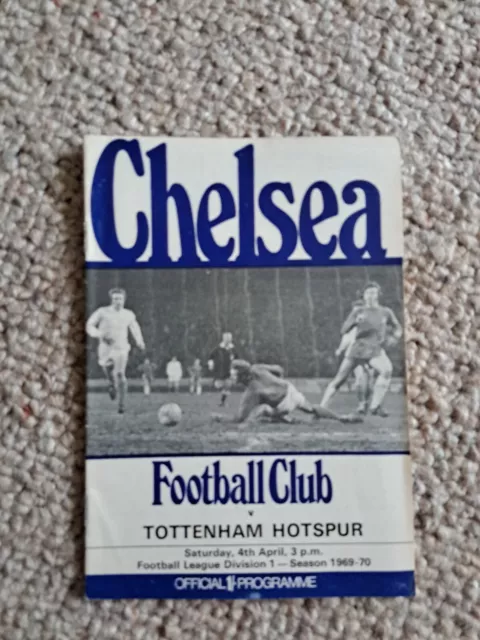 Sat 4th Apr 1971,Chelsea v  Spurs, Div 1, Original Programme.