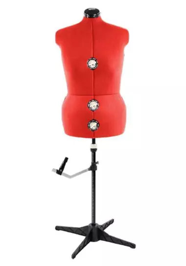 Semco Adjustable Sewing Dressmaker Mannequin Red Large