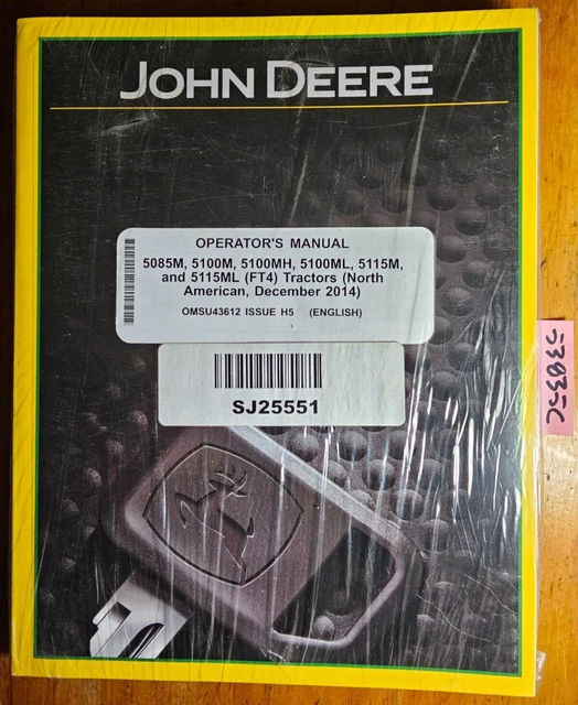 John Deere 5085M 5100M 5100MH 5100ML 5115M 5115ML FT4 Tractor Operator Manual 14