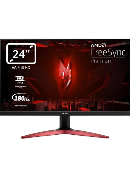 ACER NITRO KG241YS3BIIPF - 24 inch Full HD Gaming Monitor 180 Hz (1920* ...