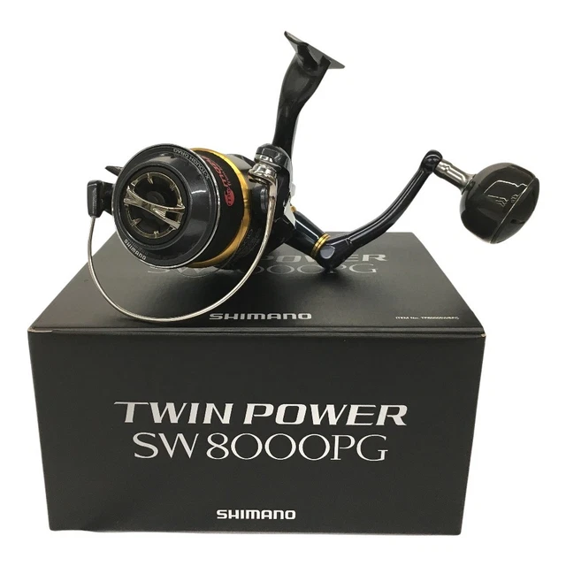 SHIMANO - ツインパワー 15 SW 8000PG (used) SHIMANO 15 TWIN POWER SW 8000PG BEAUTIFUL USED FREE SHIPPING