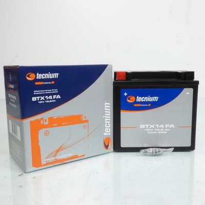 Tecnium Batterie SLA Tecnium pour Moto Honda 400 NSR 1985 à 1990 YTX5L-BS Neuf 