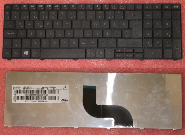 Clavier AZERTY Français Neuf Pour Packard Bell EasyNote ME35 - Noir - Remplacement Original