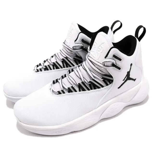 Nike Jordan Super.Fly MVP PF White Black Men Basketball Shoes Sneaker AR0038-100