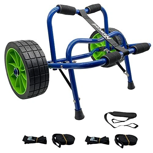 Newcod Kayak Cart, Kayak Dolly with Airless Tire for Carrying Kayak Canoe SUP