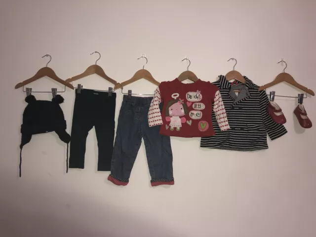 Baby Girls Bundle Of Clothes Age 12-18 Months H&M M&S George