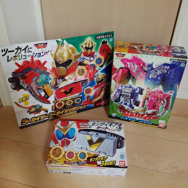 Power Rangers Kikai Sentai Zenkaiger Megazord Morpher 3p set BANDAI Japan w/BOX