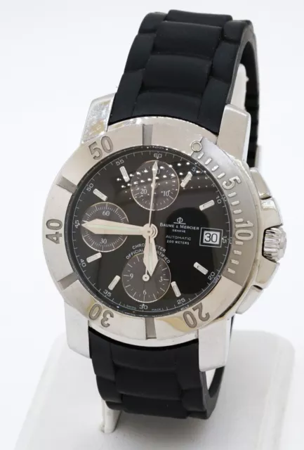 Baume & Mercier 65352 Capeland 40mm chronograph automatic men's watch w/ box