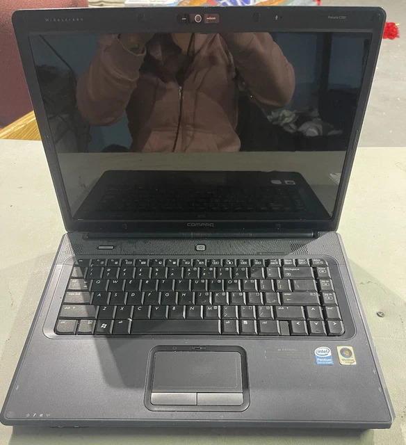 HP Compaq Presario C700-FOR PARTS-Busted Screen-Laptop ONLY-Sold As Is-C1011