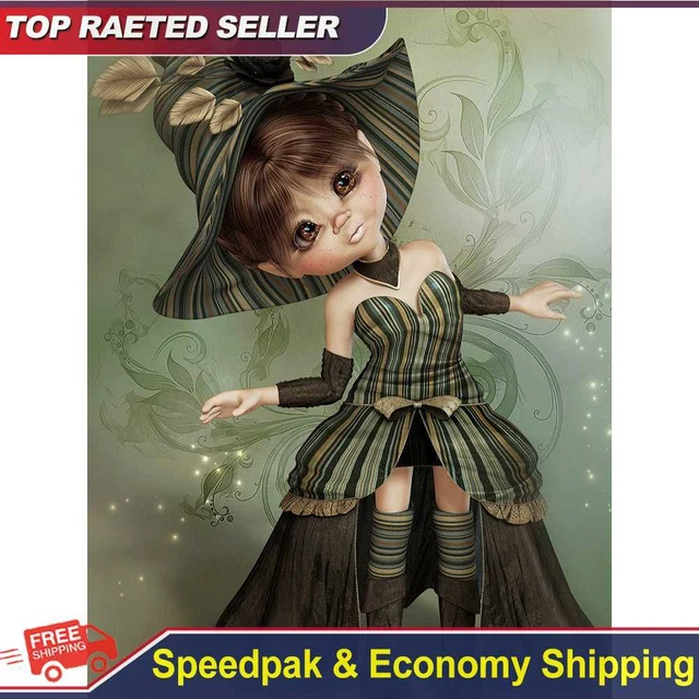 UNCOTARILY Diamond Painting Bilder Full Set, Diamant Malerei kinder 5D DIY Puppe