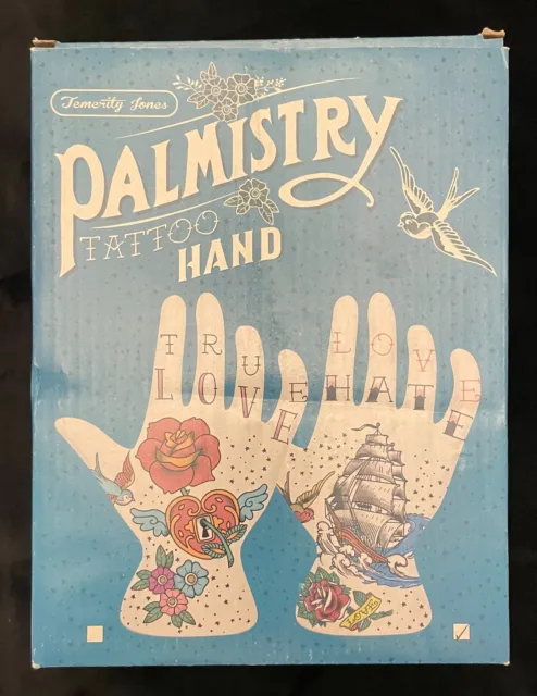 Temerity Jones Palmistry Tattoo Hand Ceramic Ornament