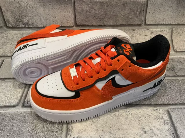 Nike air force bianche e arancioni shop