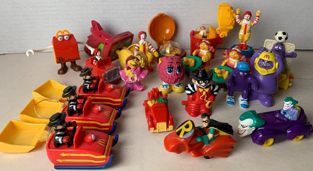 lot de 6 jouets figurines Ronald Mac Donald's vintage 90's Mc