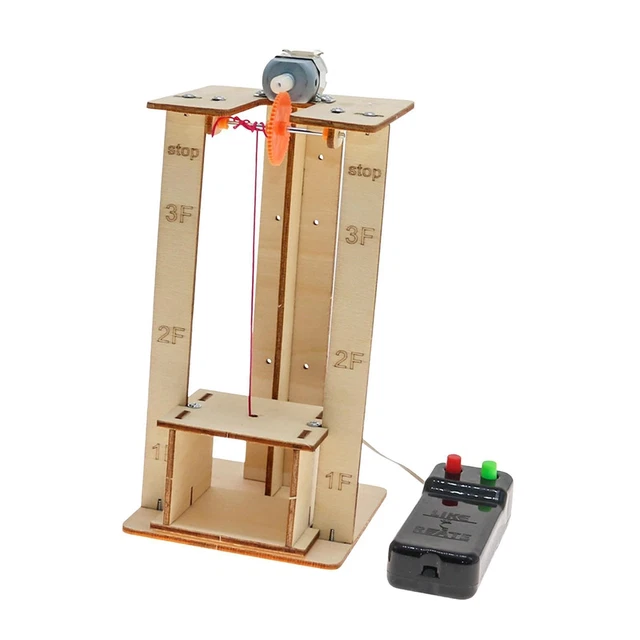 DIY ELECTRIC LIFT Elevator Model Set Science Experiment Stem Projects ...