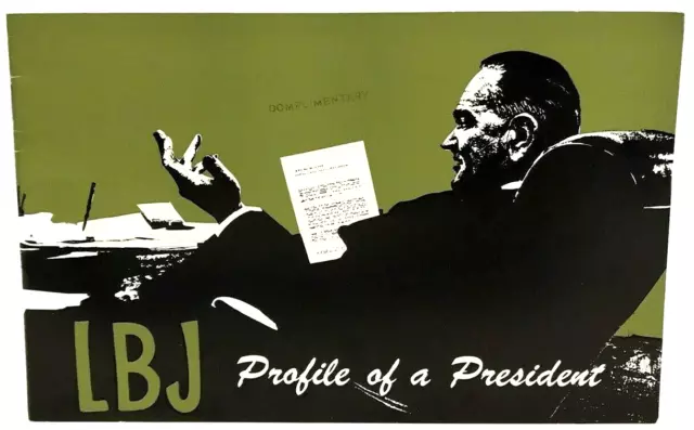 Vintage Lyndon B Johnson Book LBJ Profile Of A President Politics USA 1967