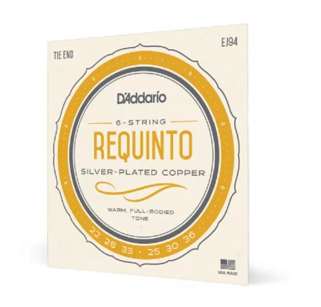 Cuerdas de guitarra D'Addario EJ94 Requinto 6 cuerdas Juegos De Cuerdas Cinturón Nailon