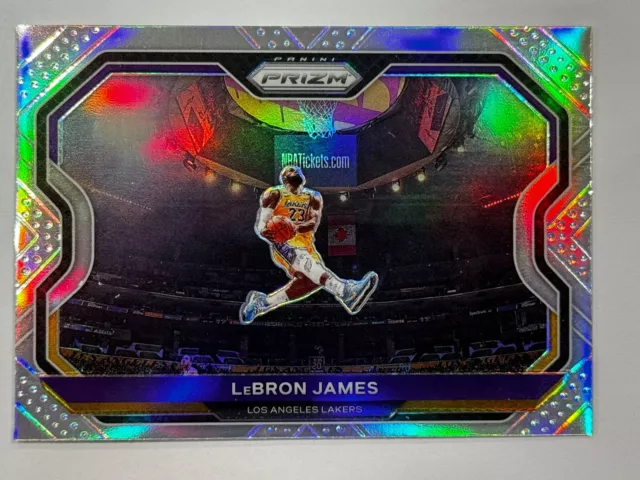 2020-21 Panini Prizm Lebron James Silver Kobe Dunk Tribute #1