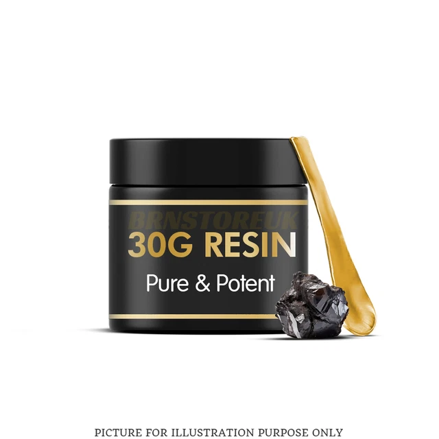 SHILAJIT RESIN ORGANIC Himalayan 100% Pure Thick Tar Like Resin 30g ...