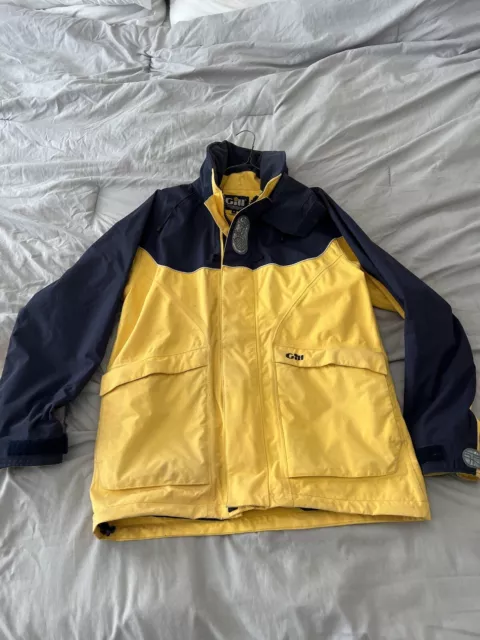Gill Latitude 42 Waterproof Sailing Yellow Men’s Jacket Size Medium Bc Gill Latitude 42 Waterproof Sailing Yellow Men’s Jacket Size Medium Bc