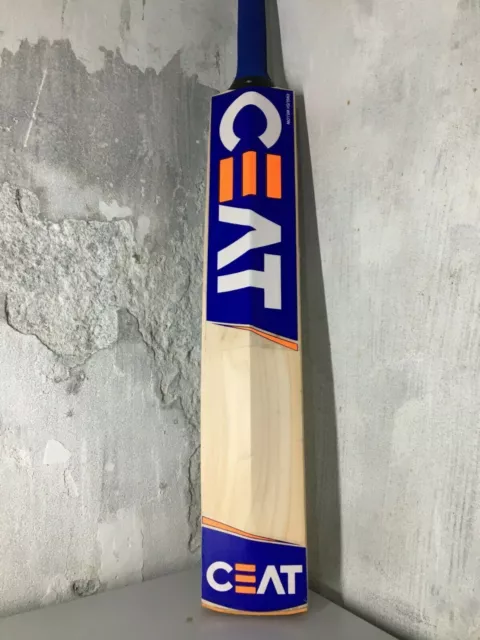 Batte de cricket anglais "CEAT" BIG EDGES 40-45 mm pour jouer + livraison... 2