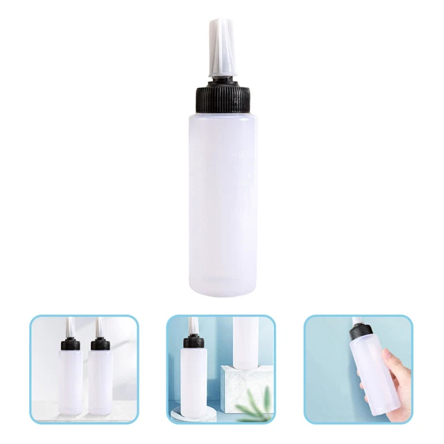 4 un. botellas aplicador de cabello para apretar botellas para colorear el cabello herramienta de peluquería para