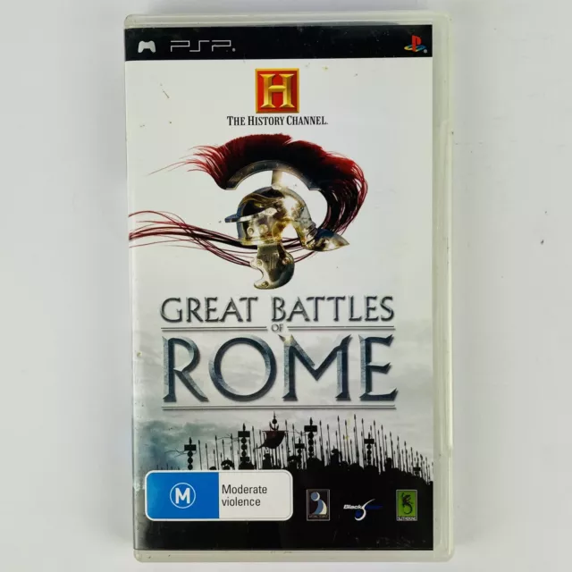 GREAT BATTLES OF ROME-Sony PSP Playstation Portable Game COMPLETE PAL Reg 4-VGC