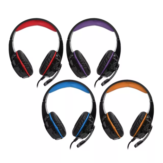 G9000Pro Gaming Headset Stereo Wired Headphone With LED Light Mic For PS4/XB