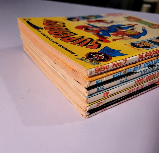 BEST OF DC - Blue Ribbon Digest Issues 7 to 12  [DC  1980 + 1981]   Nice Books 21