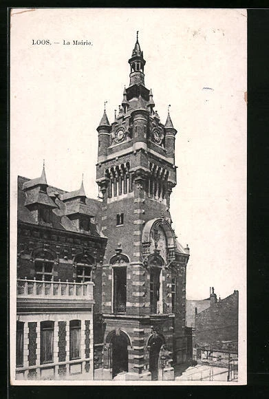 CPA Loos, La Mairie