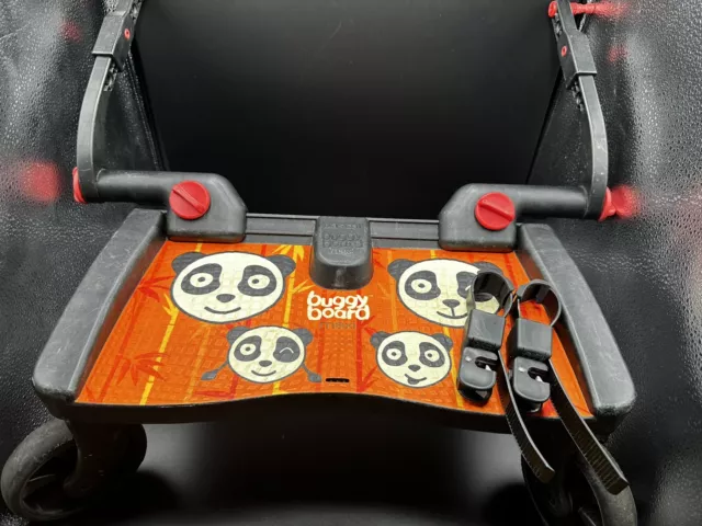Lascal Buggy Board Maxi - City Panda Design With Uncut Connectors & Extenders