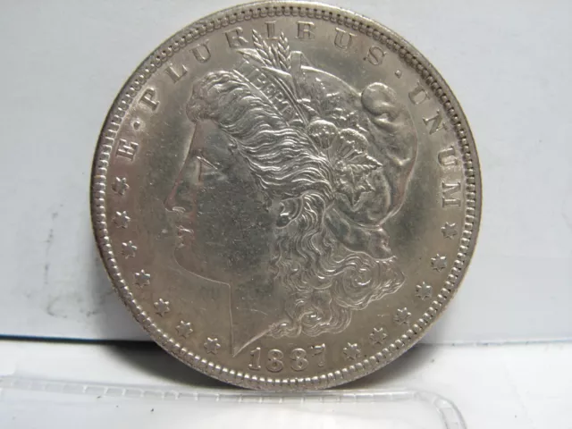 1887 - S  Morgan Silver Dollar.