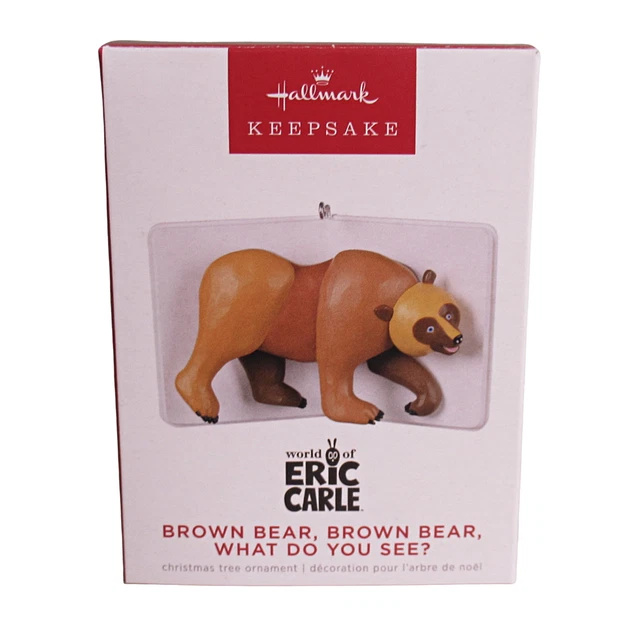 HALLMARK KEEPSAKE WORLD Of Eric Carle Brown Bear Christmas Tree