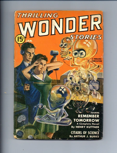 Thrilling Wonder Stories Pulp Jan 1941 Vol. 19 #1 GD/VG 3.0